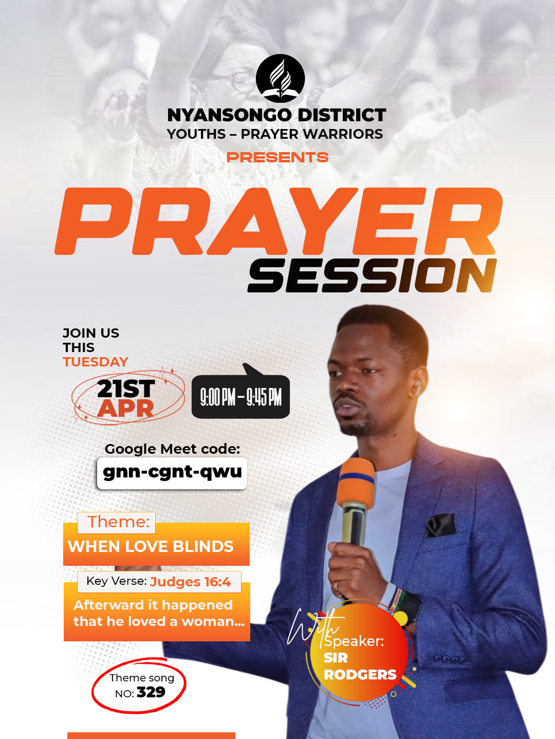 Prayer Session Design
